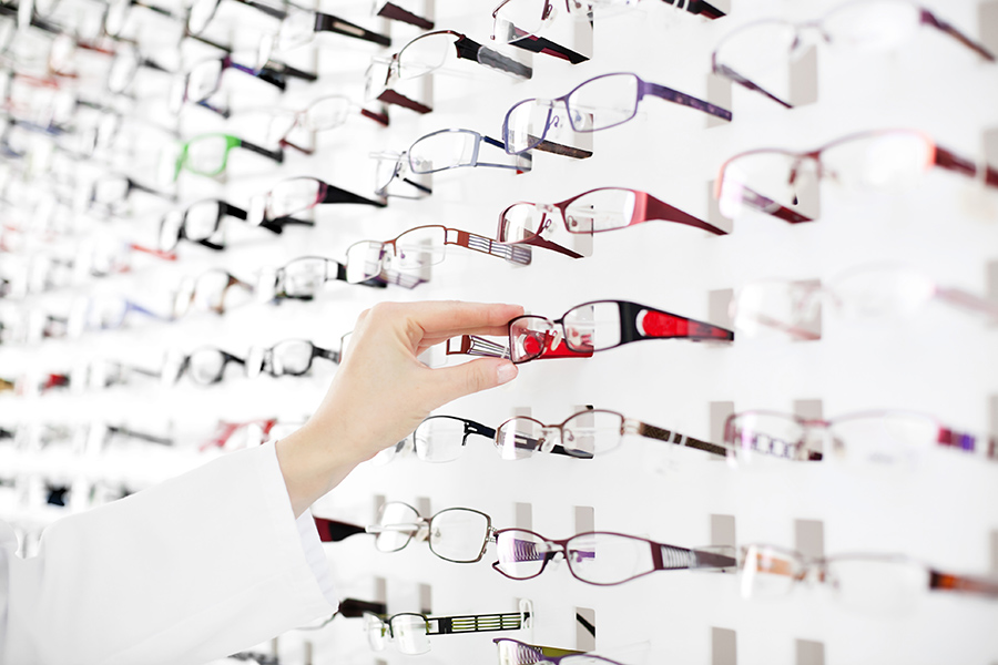 Assorted display of glasses image